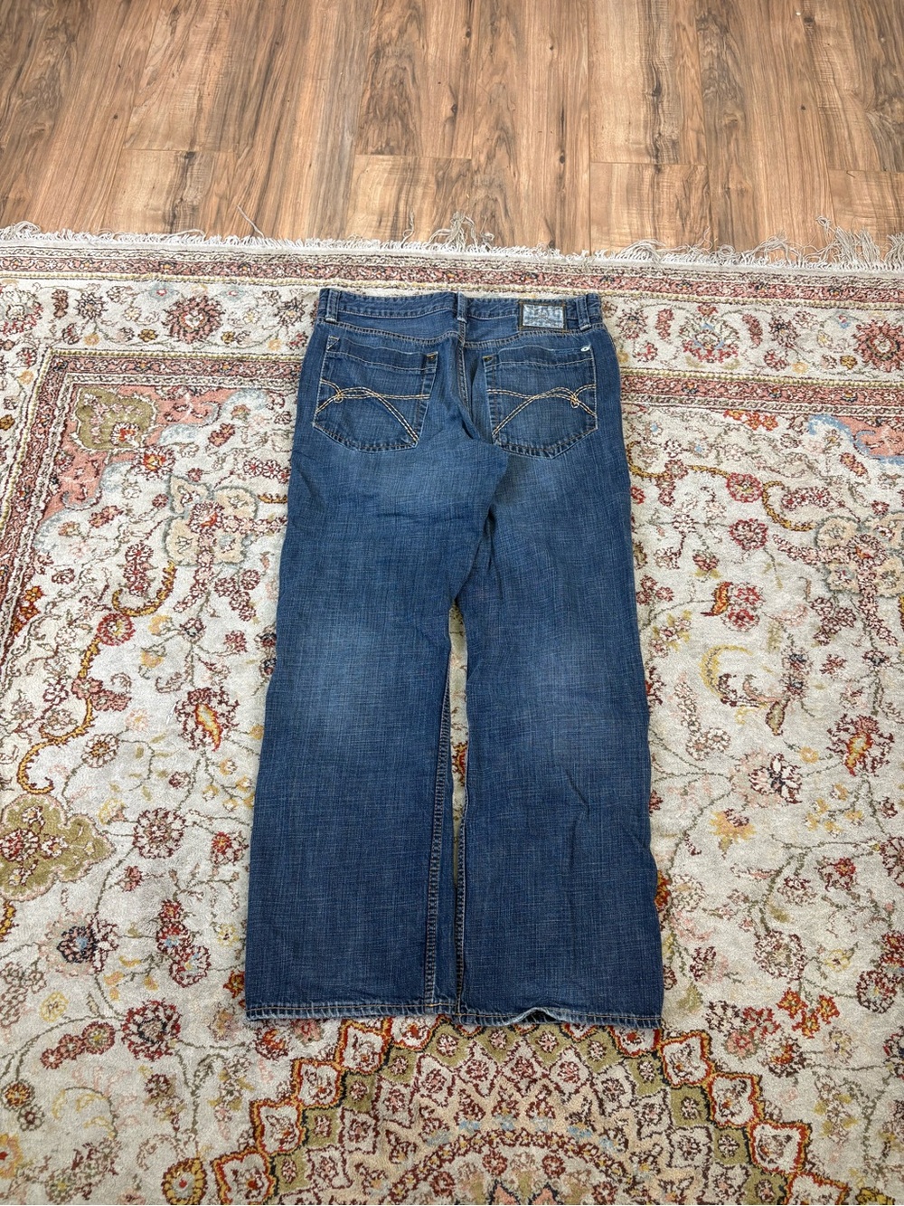 Mavi Men's Dark Blue Bootcut Jeans